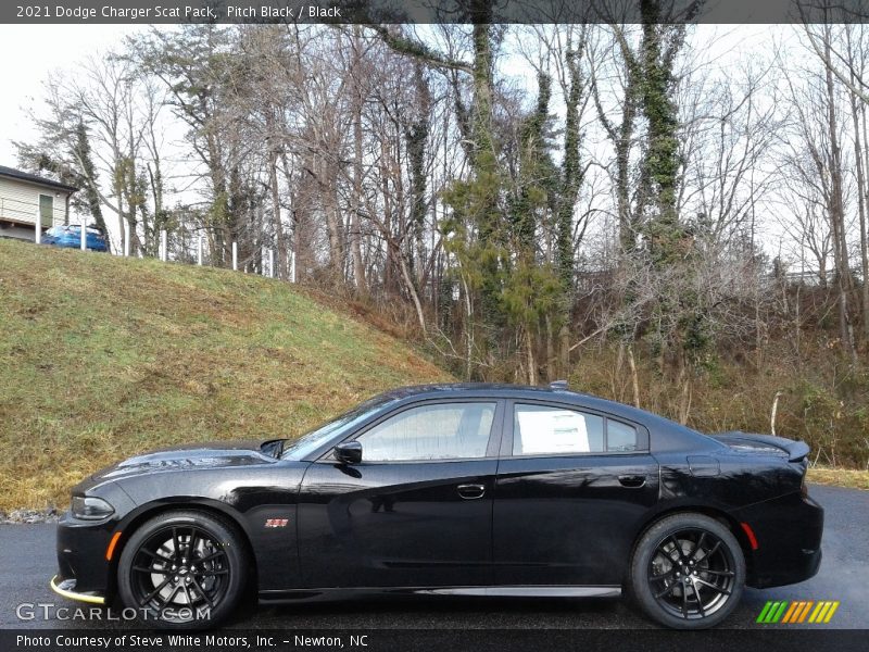 Pitch Black / Black 2021 Dodge Charger Scat Pack
