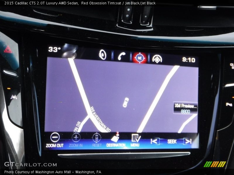 Red Obsession Tintcoat / Jet Black/Jet Black 2015 Cadillac CTS 2.0T Luxury AWD Sedan