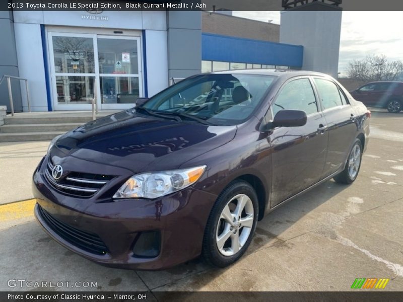 Black Currant Metallic / Ash 2013 Toyota Corolla LE Special Edition
