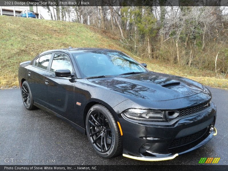 Pitch Black / Black 2021 Dodge Charger Scat Pack