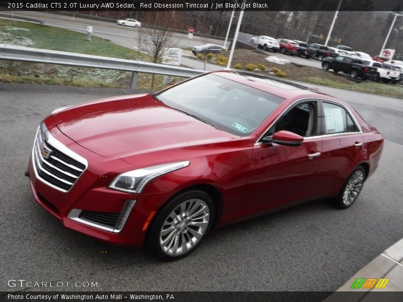 Red Obsession Tintcoat / Jet Black/Jet Black 2015 Cadillac CTS 2.0T Luxury AWD Sedan