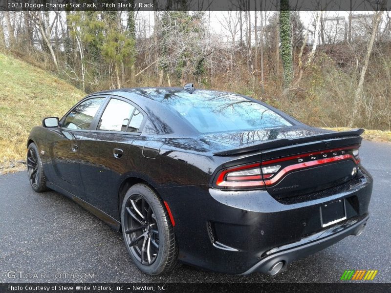 Pitch Black / Black 2021 Dodge Charger Scat Pack