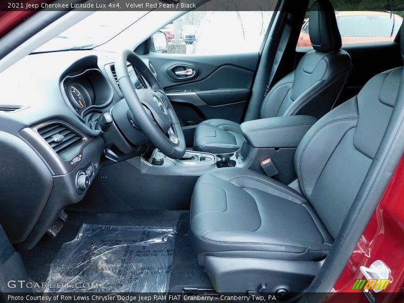 Velvet Red Pearl / Black 2021 Jeep Cherokee Latitude Lux 4x4