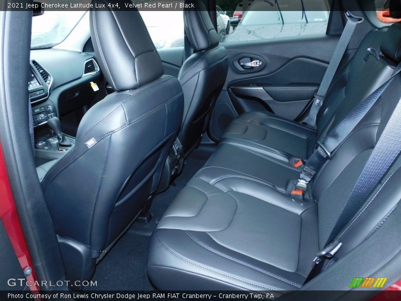 Velvet Red Pearl / Black 2021 Jeep Cherokee Latitude Lux 4x4