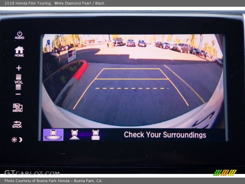 White Diamond Pearl / Black 2018 Honda Pilot Touring