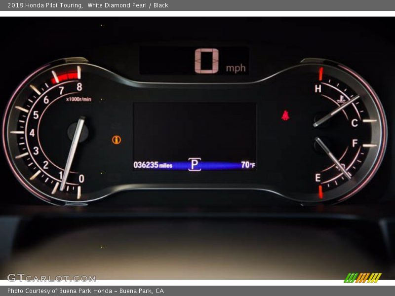  2018 Pilot Touring Touring Gauges