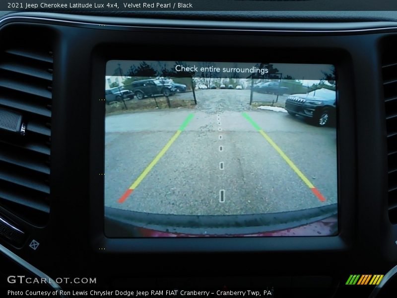 Velvet Red Pearl / Black 2021 Jeep Cherokee Latitude Lux 4x4