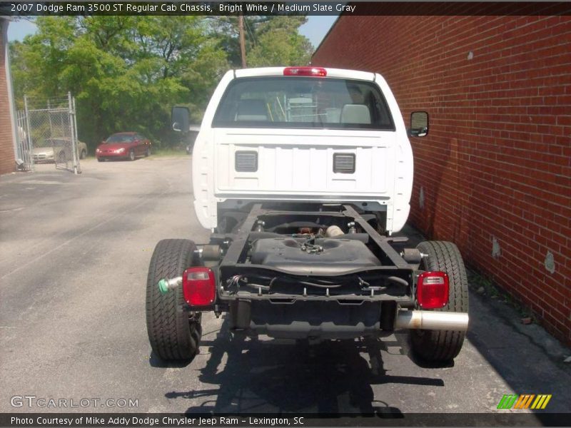 Bright White / Medium Slate Gray 2007 Dodge Ram 3500 ST Regular Cab Chassis