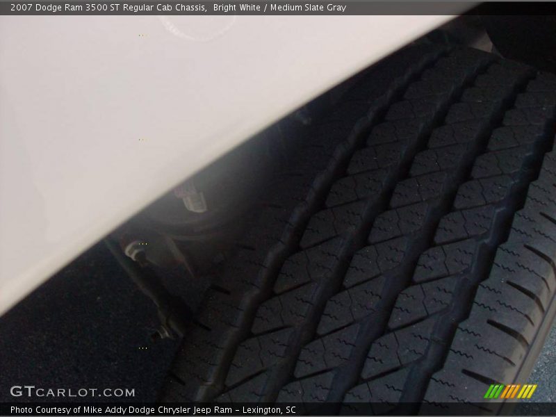 Bright White / Medium Slate Gray 2007 Dodge Ram 3500 ST Regular Cab Chassis