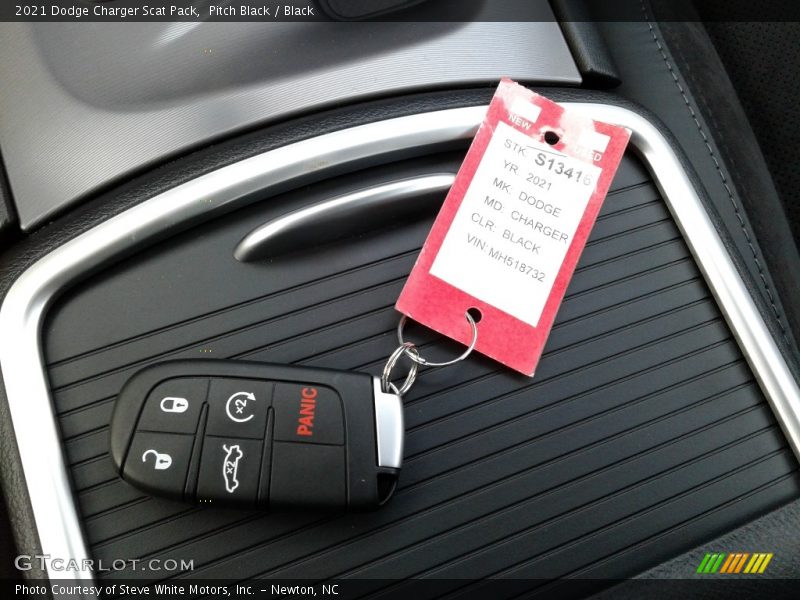 Pitch Black / Black 2021 Dodge Charger Scat Pack