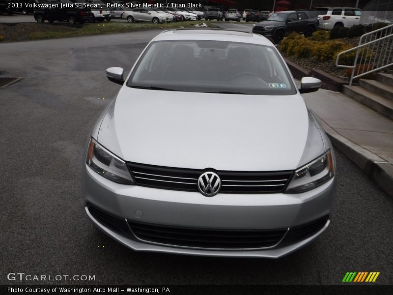 Reflex Silver Metallic / Titan Black 2013 Volkswagen Jetta SE Sedan