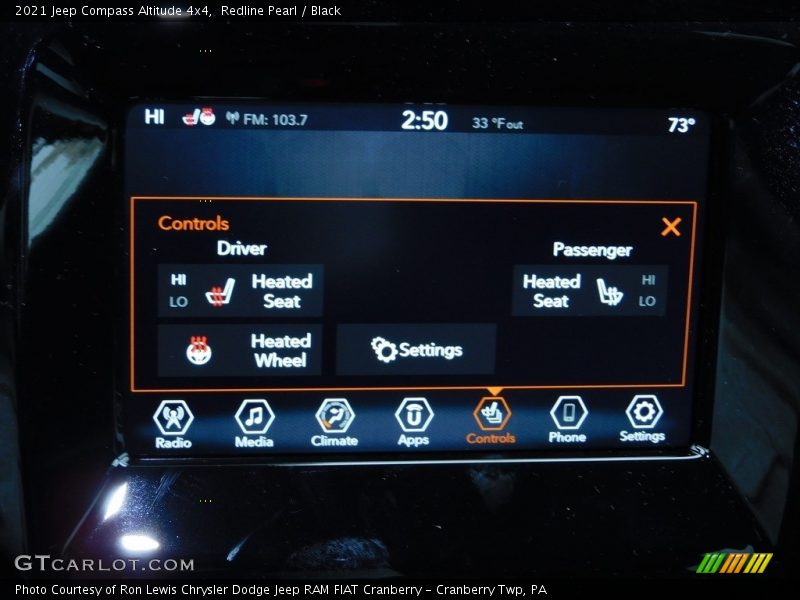 Redline Pearl / Black 2021 Jeep Compass Altitude 4x4