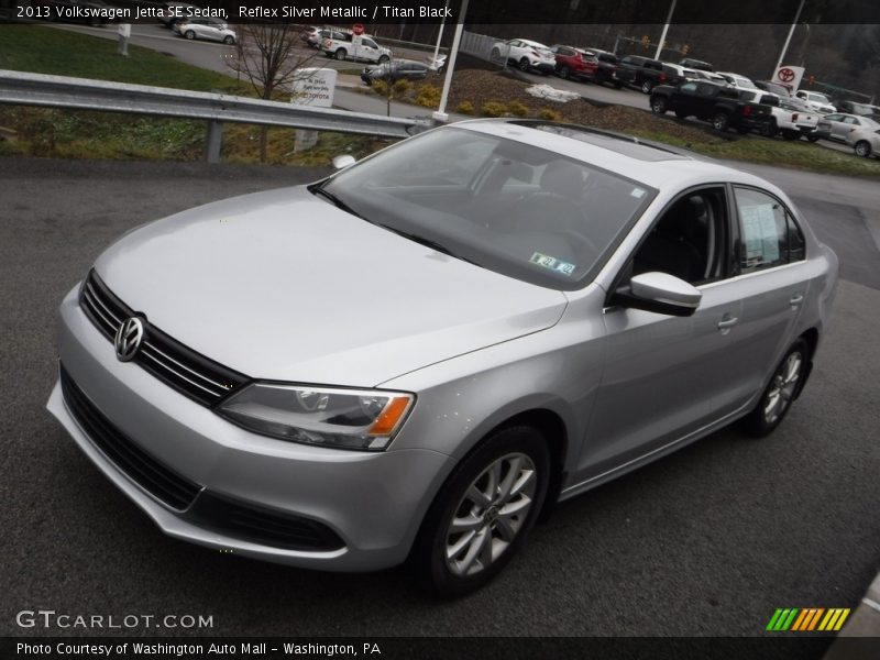 Reflex Silver Metallic / Titan Black 2013 Volkswagen Jetta SE Sedan