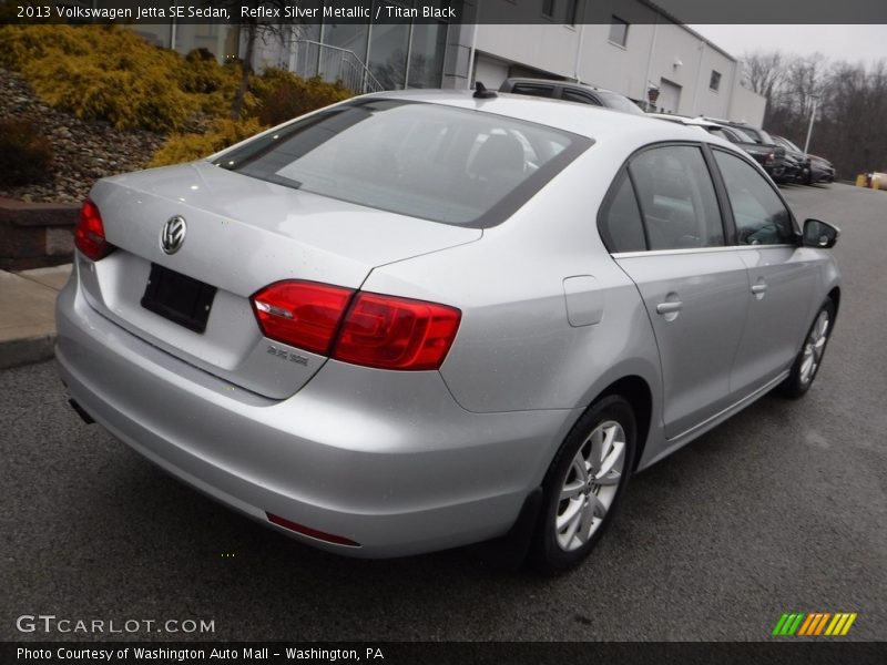 Reflex Silver Metallic / Titan Black 2013 Volkswagen Jetta SE Sedan