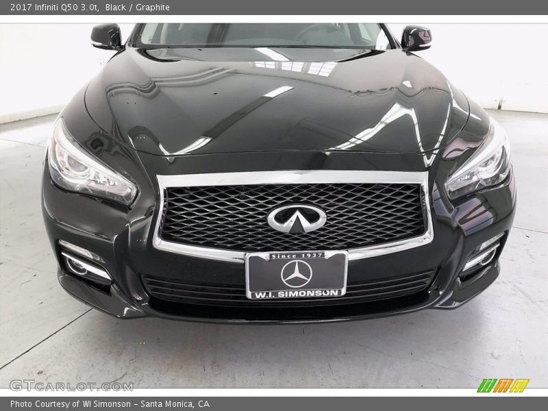 Black / Graphite 2017 Infiniti Q50 3.0t