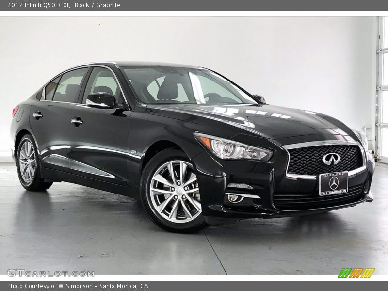 Front 3/4 View of 2017 Q50 3.0t