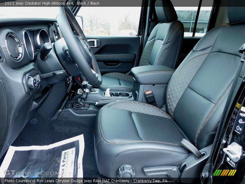 Black / Black 2021 Jeep Gladiator High Altitude 4x4