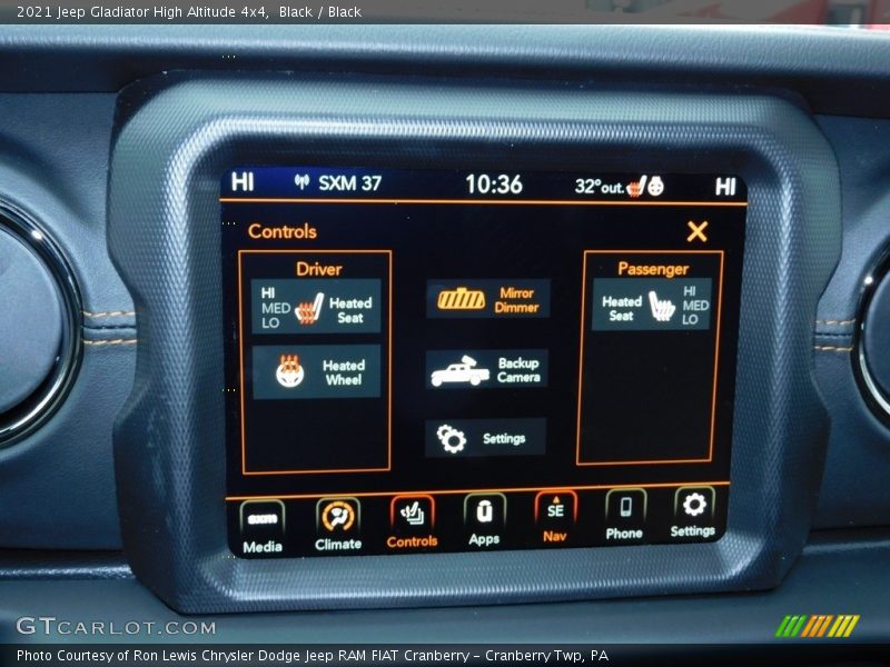 Black / Black 2021 Jeep Gladiator High Altitude 4x4