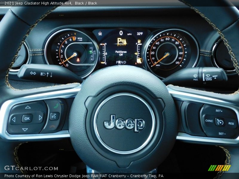 Black / Black 2021 Jeep Gladiator High Altitude 4x4