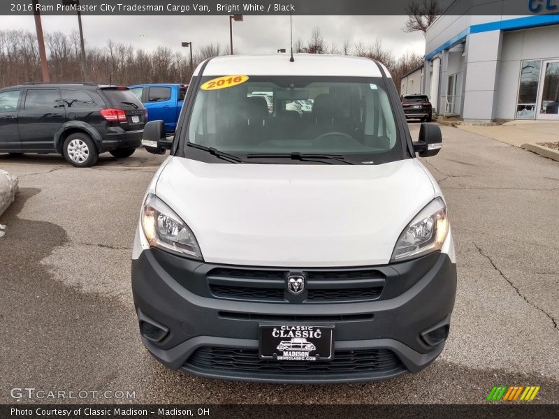 Bright White / Black 2016 Ram ProMaster City Tradesman Cargo Van