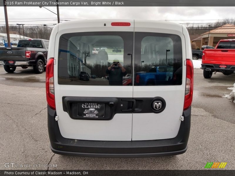 Bright White / Black 2016 Ram ProMaster City Tradesman Cargo Van