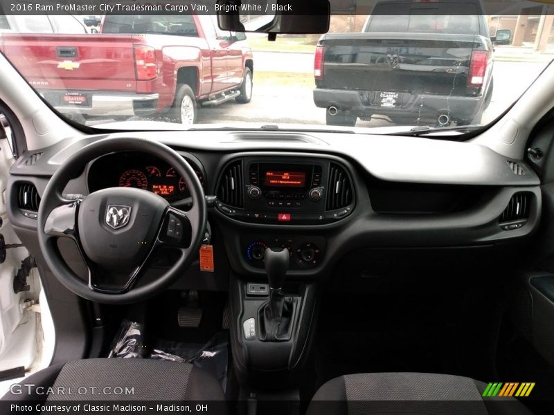 Bright White / Black 2016 Ram ProMaster City Tradesman Cargo Van