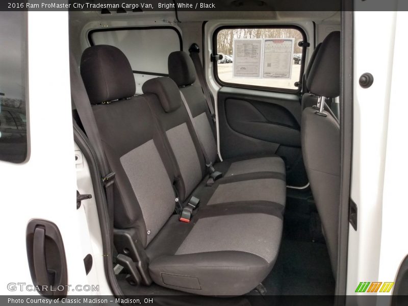 Bright White / Black 2016 Ram ProMaster City Tradesman Cargo Van