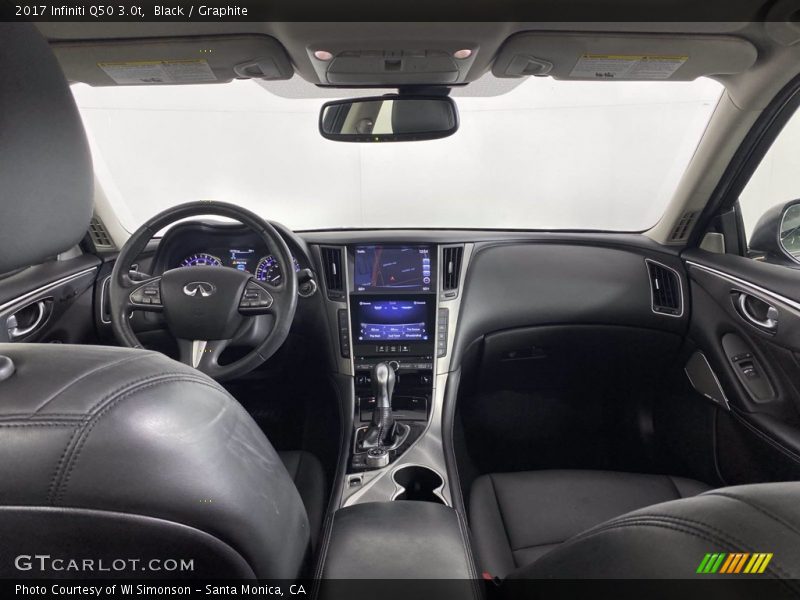 Dashboard of 2017 Q50 3.0t