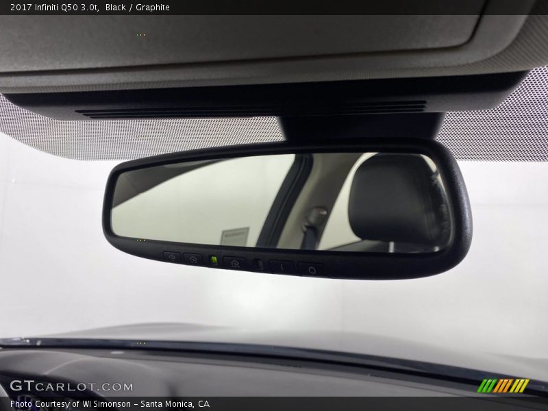 Black / Graphite 2017 Infiniti Q50 3.0t