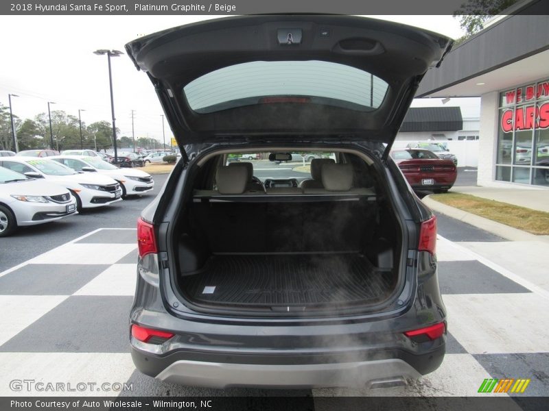 Platinum Graphite / Beige 2018 Hyundai Santa Fe Sport
