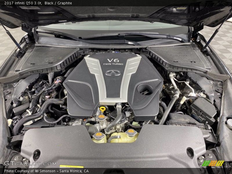  2017 Q50 3.0t Engine - 3.0 Liter Twin-Turbocharged DOHC 24-Valve CVTCS V6