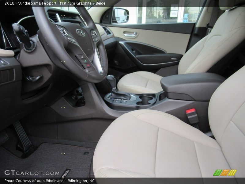 Platinum Graphite / Beige 2018 Hyundai Santa Fe Sport