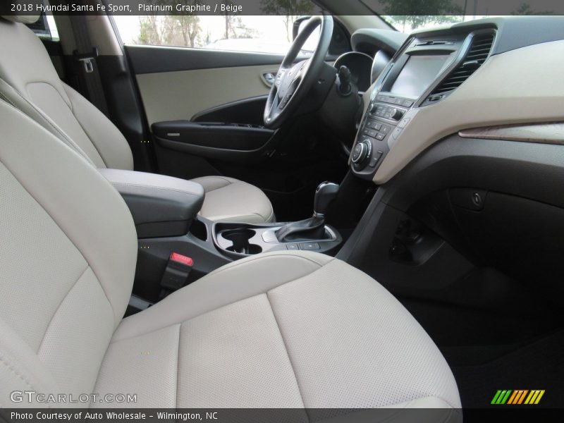 Platinum Graphite / Beige 2018 Hyundai Santa Fe Sport