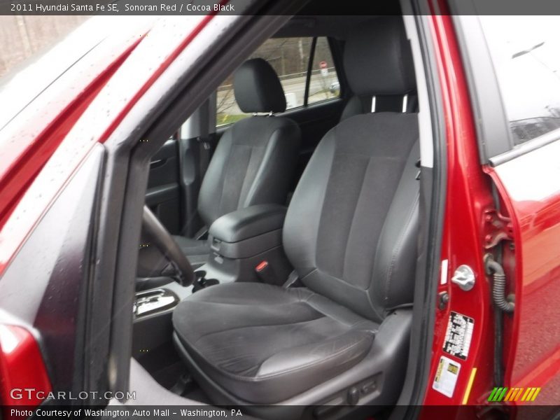 Sonoran Red / Cocoa Black 2011 Hyundai Santa Fe SE