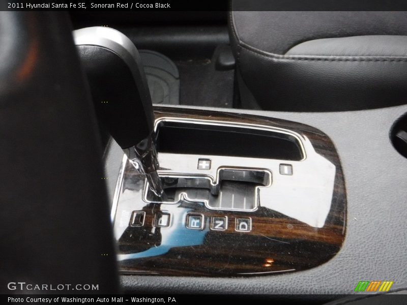 Sonoran Red / Cocoa Black 2011 Hyundai Santa Fe SE