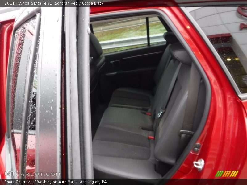 Sonoran Red / Cocoa Black 2011 Hyundai Santa Fe SE