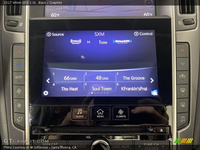 Black / Graphite 2017 Infiniti Q50 3.0t