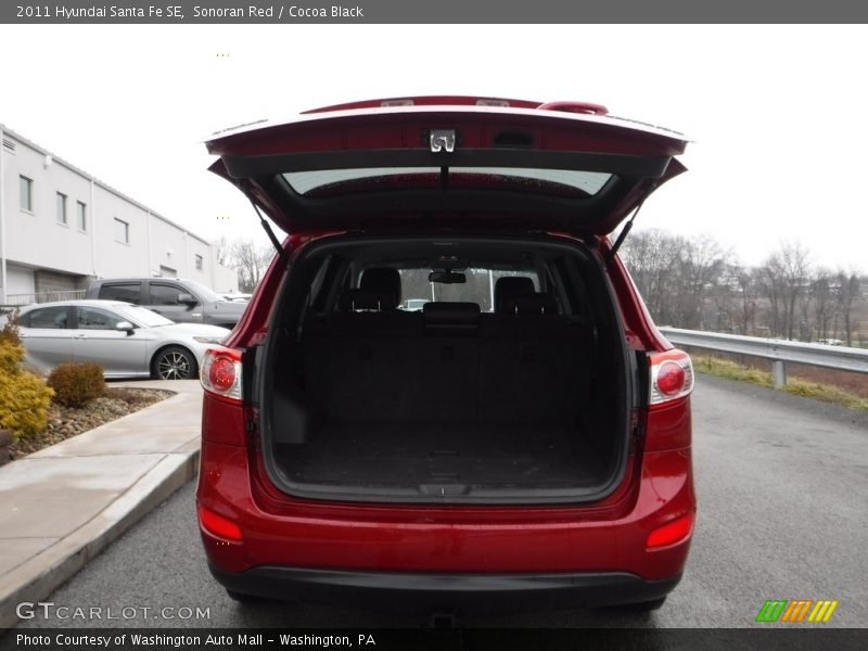 Sonoran Red / Cocoa Black 2011 Hyundai Santa Fe SE