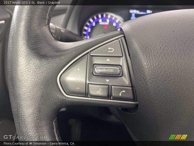  2017 Q50 3.0t Steering Wheel