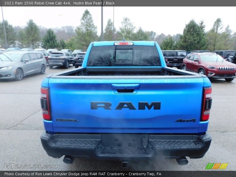 Hydro Blue Pearl / Black 2021 Ram 1500 Rebel Crew Cab 4x4