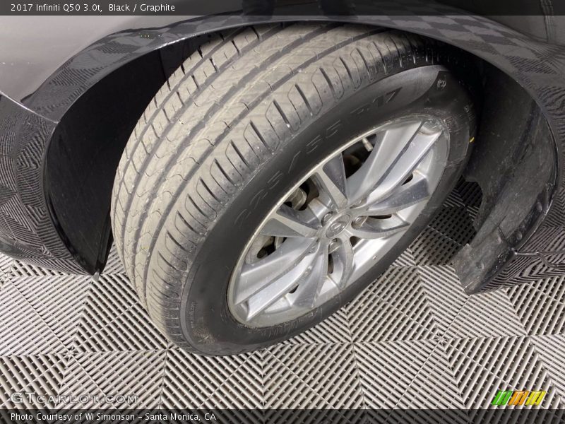 Black / Graphite 2017 Infiniti Q50 3.0t
