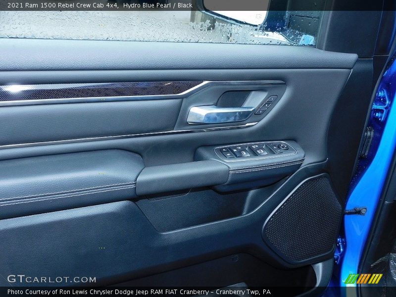 Hydro Blue Pearl / Black 2021 Ram 1500 Rebel Crew Cab 4x4