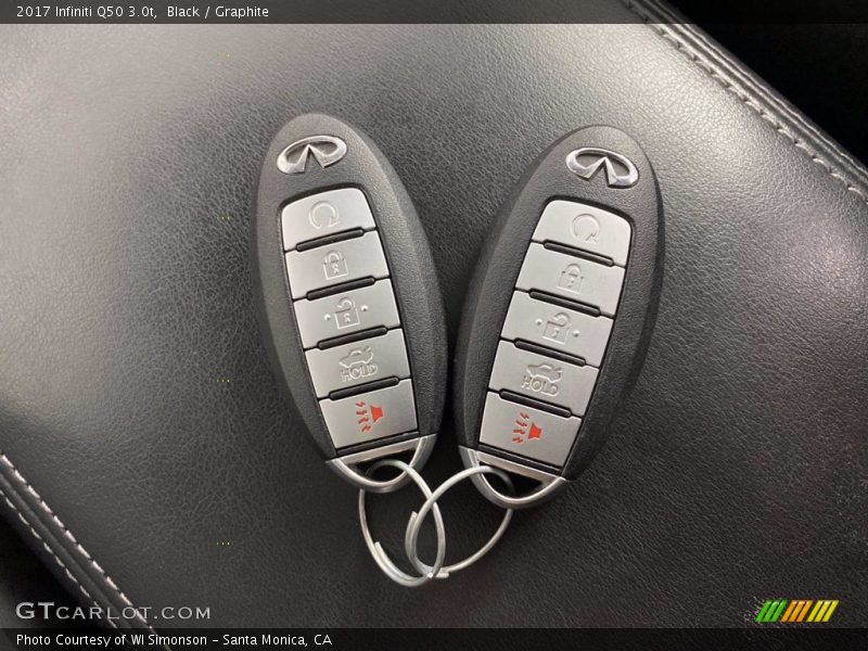 Keys of 2017 Q50 3.0t