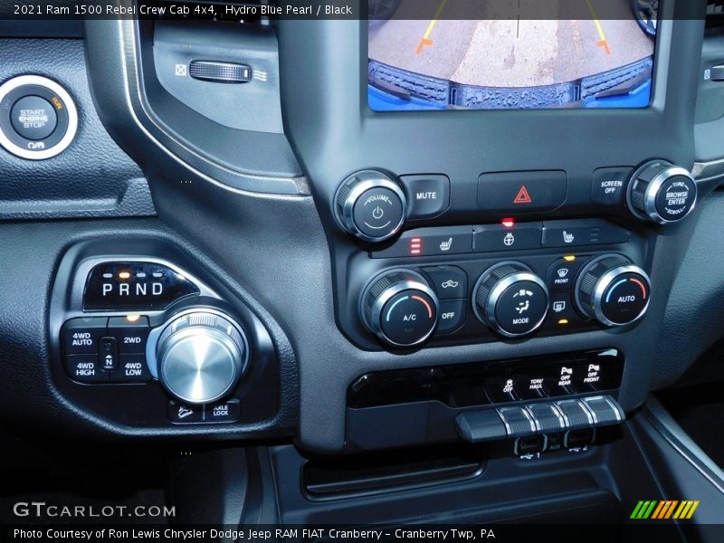 Controls of 2021 1500 Rebel Crew Cab 4x4