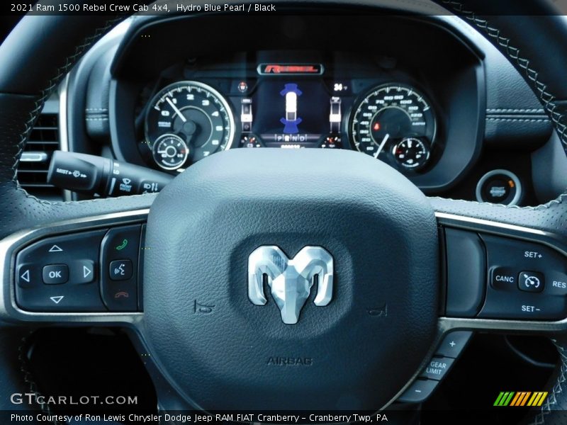  2021 1500 Rebel Crew Cab 4x4 Steering Wheel