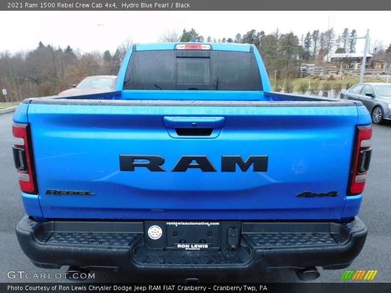 Hydro Blue Pearl / Black 2021 Ram 1500 Rebel Crew Cab 4x4