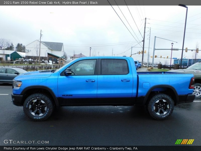  2021 1500 Rebel Crew Cab 4x4 Hydro Blue Pearl