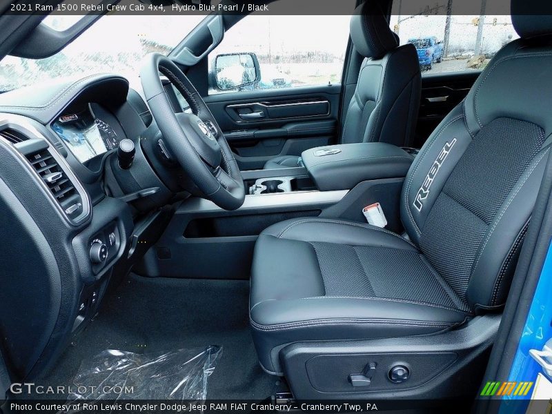 Front Seat of 2021 1500 Rebel Crew Cab 4x4