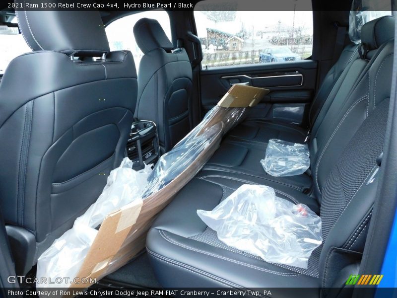 Rear Seat of 2021 1500 Rebel Crew Cab 4x4