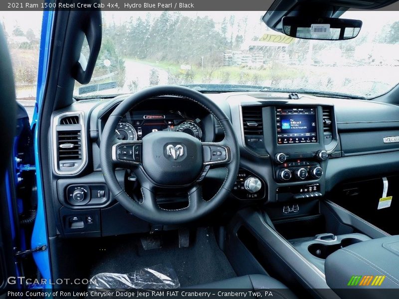 Dashboard of 2021 1500 Rebel Crew Cab 4x4